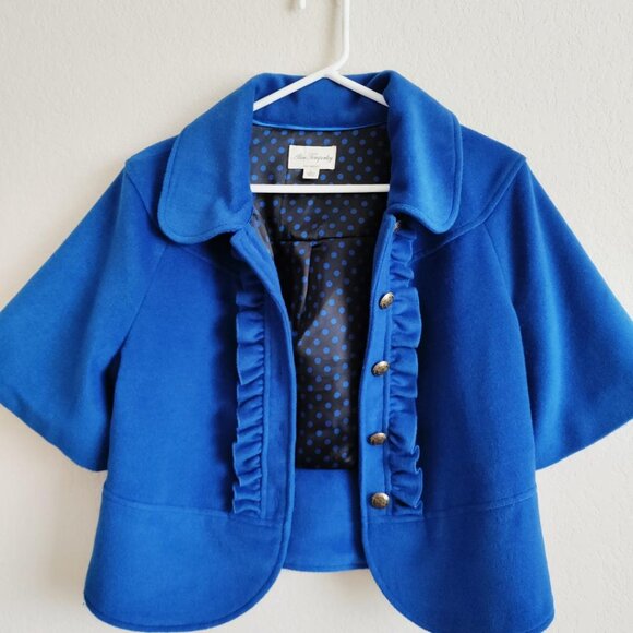 Women's 20% wool jacket with a free matching scarf - Picture 3 of 7